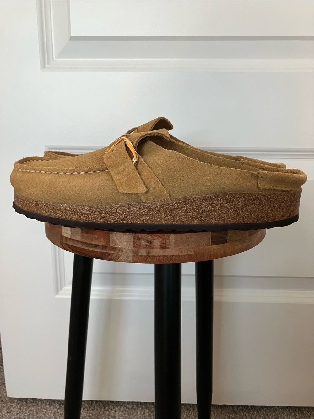 NEW Birkenstock Buckley Leather Clogs Womens EU 40 US 9-9.5 Brown 2026-717 - Picture 3 of 6